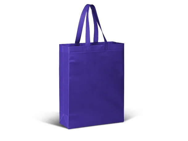 PLAZA non woven laminated shopping bag - BRUNO Purple