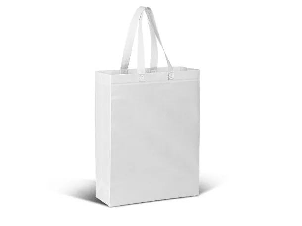 PLAZA non woven laminated shopping bag - BRUNO White