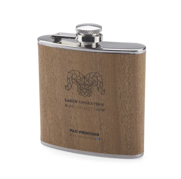 RIDLEY Hip flask  200 ml Brown