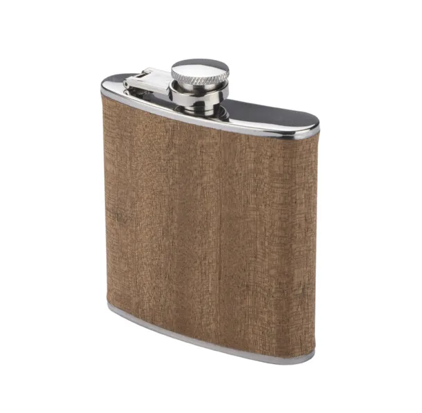 RIDLEY Hip flask  200 ml Brown