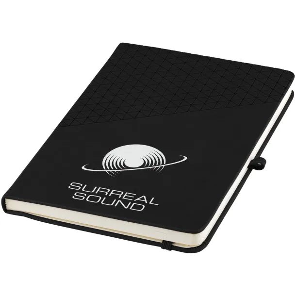 Theta A5 hard cover notebook - Marksman Solid black