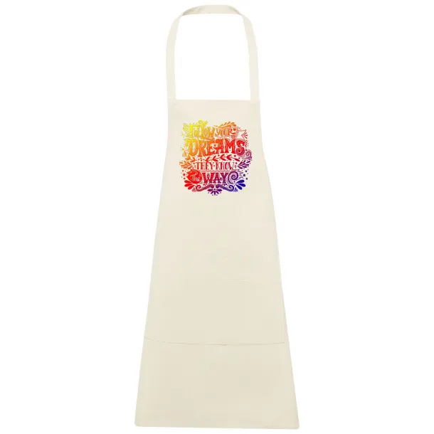 Khana 280 g/m² cotton apron - Seasons Ivory white