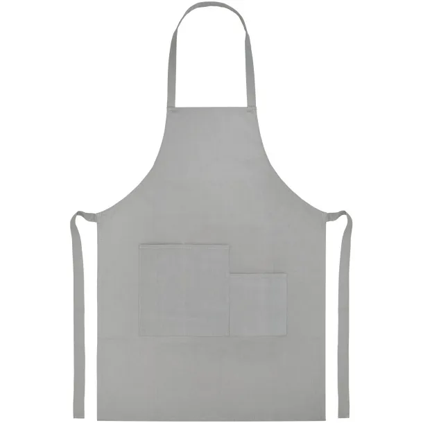 Khana 280 g/m² cotton apron - Seasons Grey