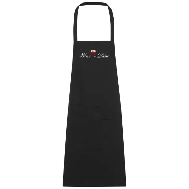 Khana 280 g/m² cotton apron - Seasons Solid black