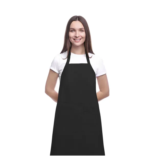 Khana 280 g/m² cotton apron - Seasons Solid black