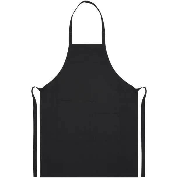 Khana 280 g/m² cotton apron - Seasons Solid black