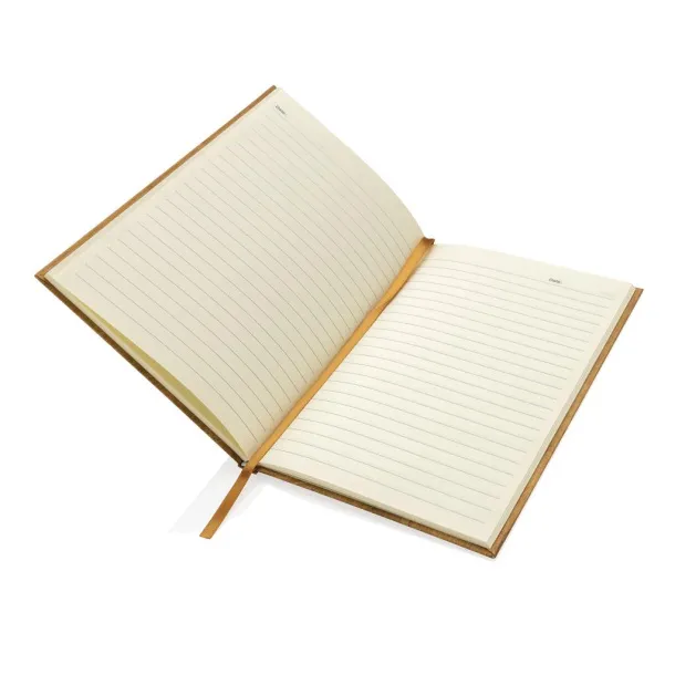  Kavana wood print A5 notebook - XD Collection brown 