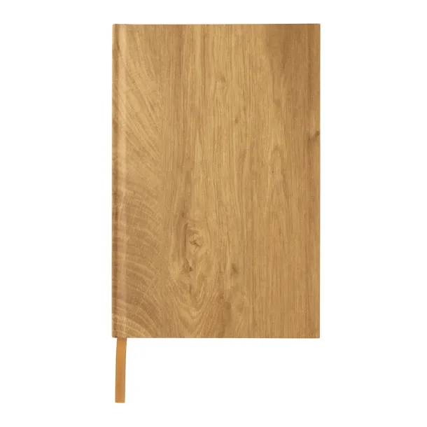  Kavana wood print A5 notebook - XD Collection brown 