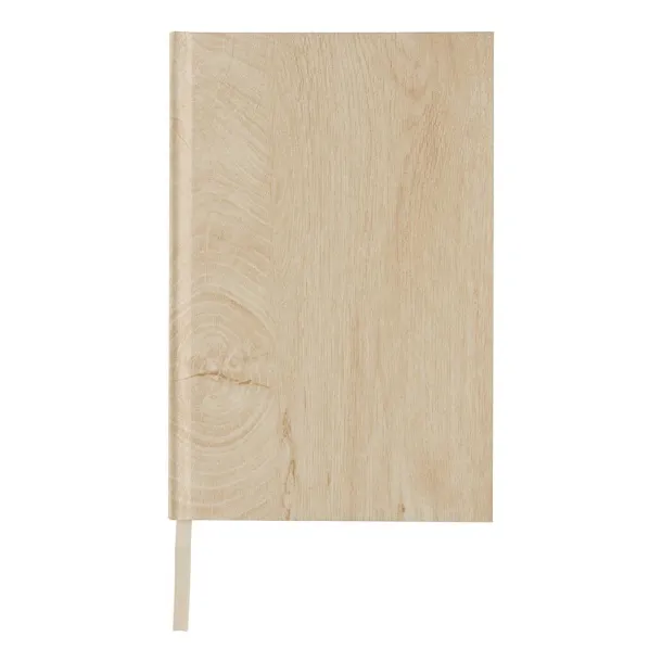  Kavana wood print A5 notebook - XD Collection light brown