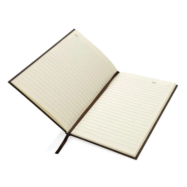  Kavana wood print A5 notebook - XD Collection brown 