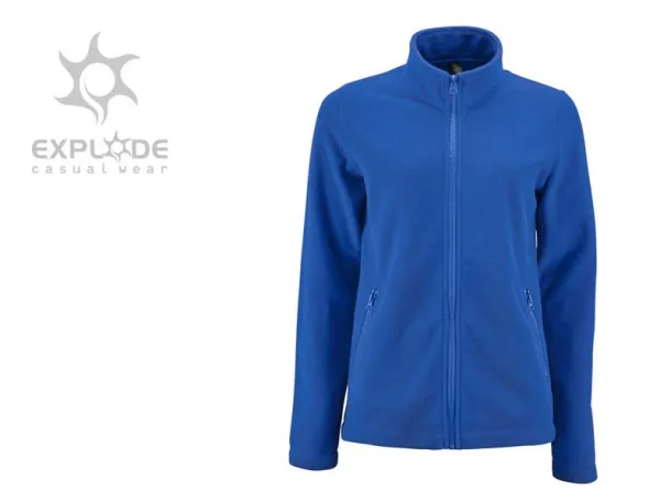 GLECHER LADY women’s polar fleece sweatshirt - EXPLODE Royal blue