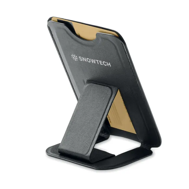 DOBO Card holder with magnetic closure Black