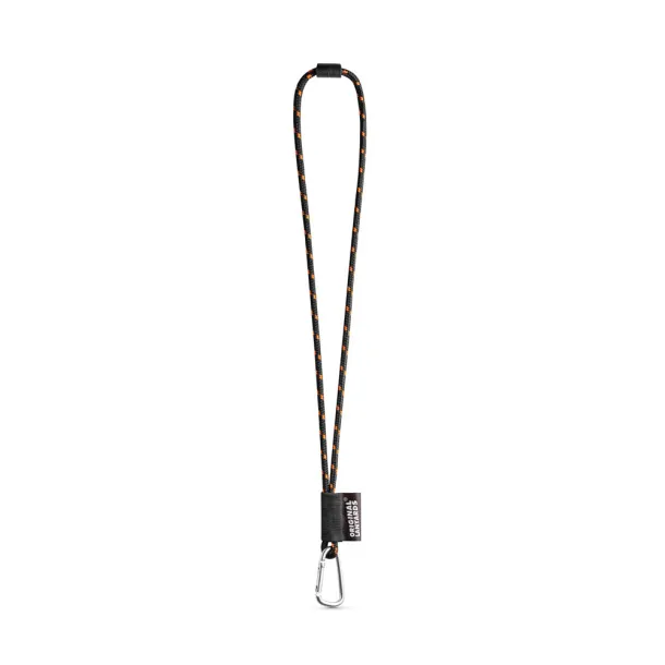  Lanyard Nautic Long Set Black Orange