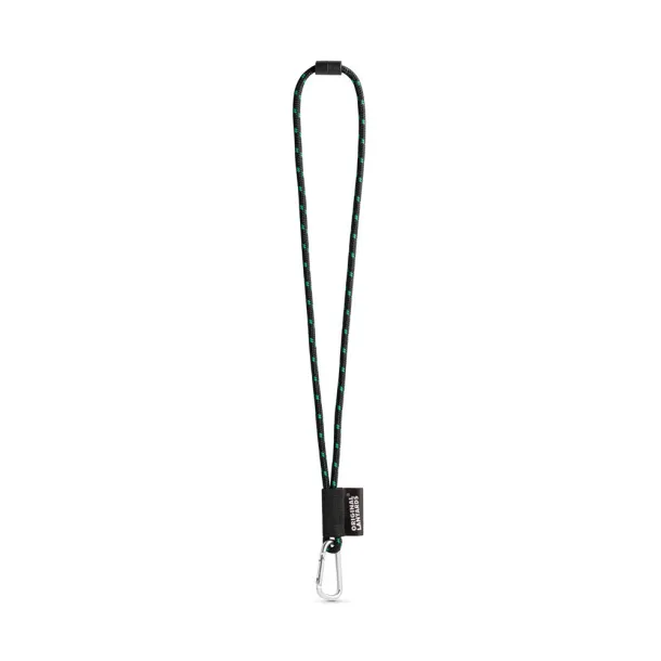  Lanyard Nautic Long Set Black Green