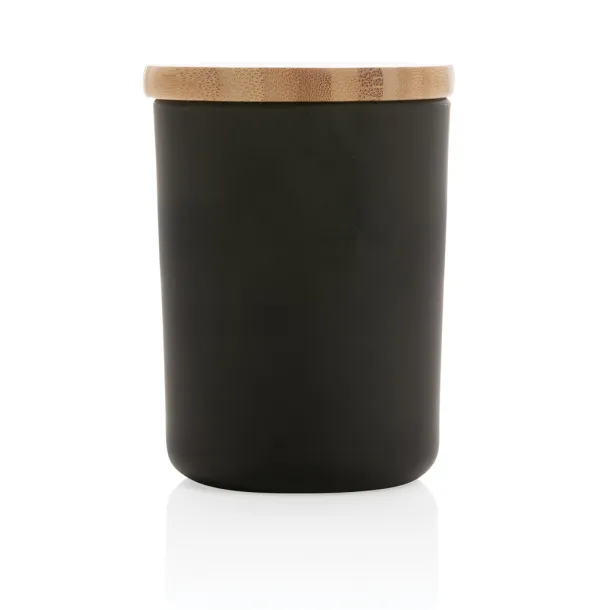  Ukiyo deluxe scented candle with bamboo lid - Ukiyo Black 