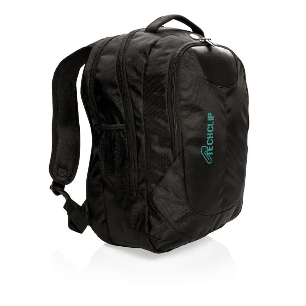  Swiss Peak outdoor laptop backpack - Swiss Peak Black 