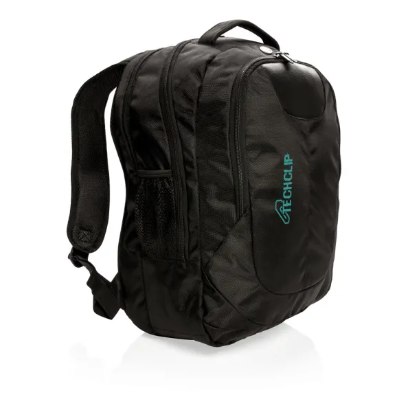  Swiss Peak outdoor laptop backpack - Swiss Peak Black 