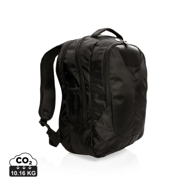  Swiss Peak outdoor laptop backpack - Swiss Peak Black 