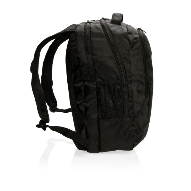  Swiss Peak outdoor laptop backpack - Swiss Peak Black 