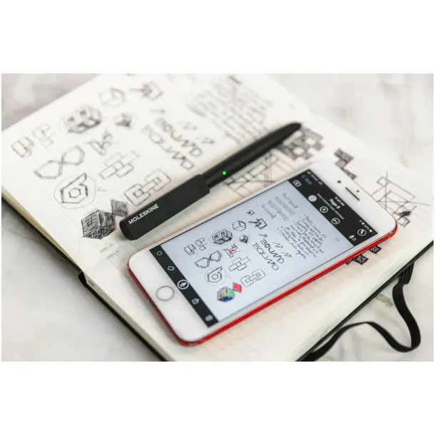 Moleskine Ellipse smart writing set - Moleskine Crna