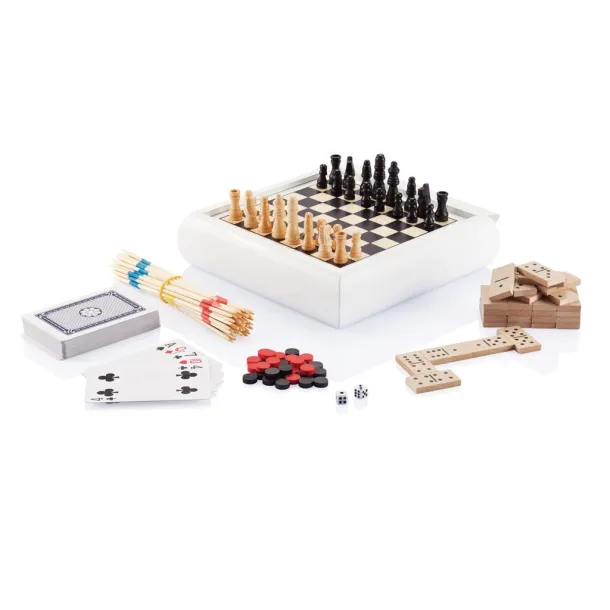  FSC® 5 in 1 game set - XD Collection White 