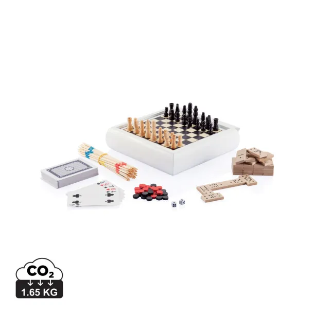  FSC® 5 in 1 game set - XD Collection White 