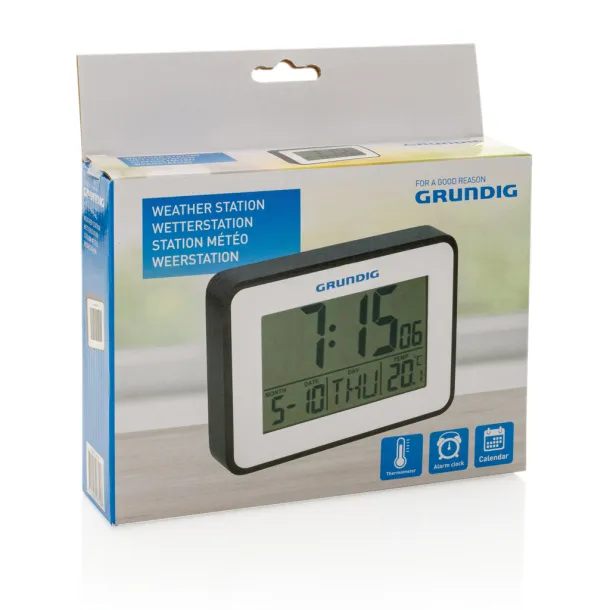  Grundig weatherstation alarm and calendar - Grundig White 