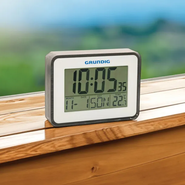  Grundig weatherstation alarm and calendar - Grundig White 