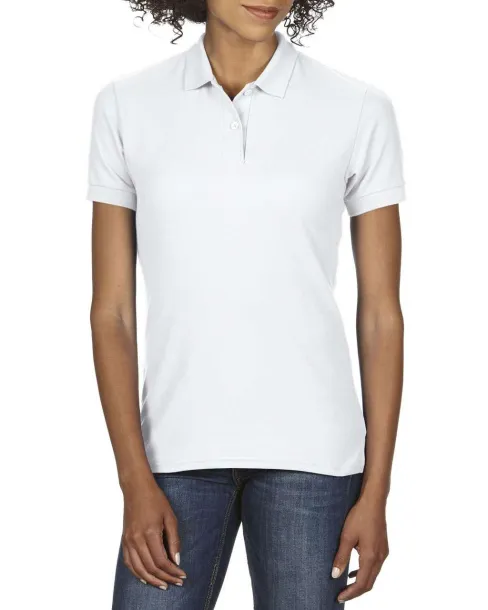  DRYBLEND® LADIES' DOUBLE PIQUÉ POLO - Gildan White