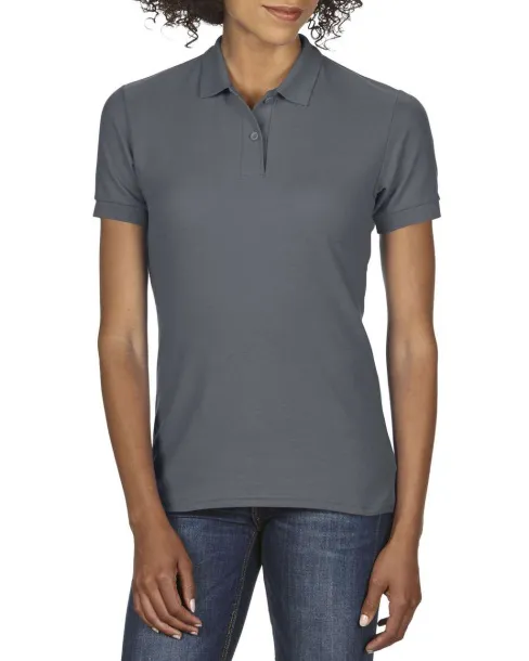  DRYBLEND® LADIES' DOUBLE PIQUÉ POLO - Gildan Charcoal