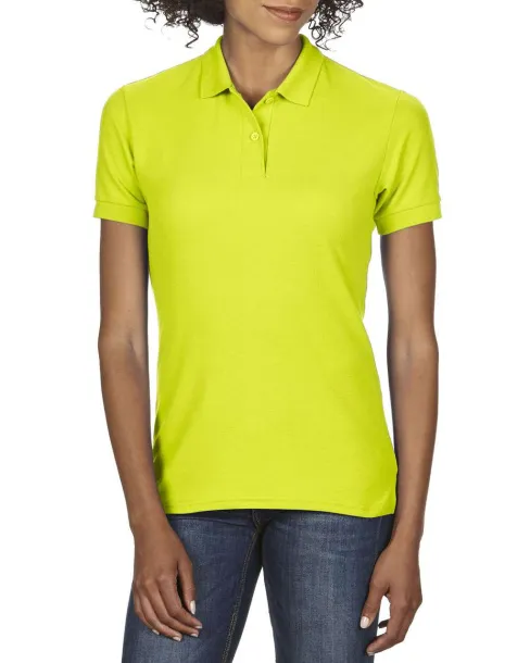  DRYBLEND® LADIES' DOUBLE PIQUÉ POLO - Gildan Safety Green