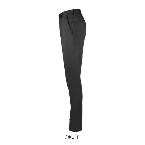  SOL'S JARED WOMEN - SATIN STRETCH TROUSERS - SOL'S Black