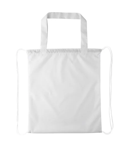 CreaDraw Shop custom drawstring bag White