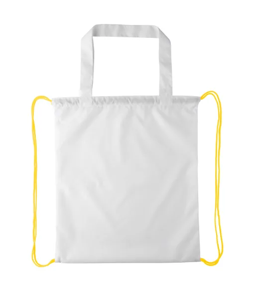 CreaDraw Shop custom drawstring bag Yellow White