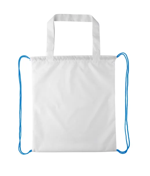 CreaDraw Shop custom drawstring bag Blue White