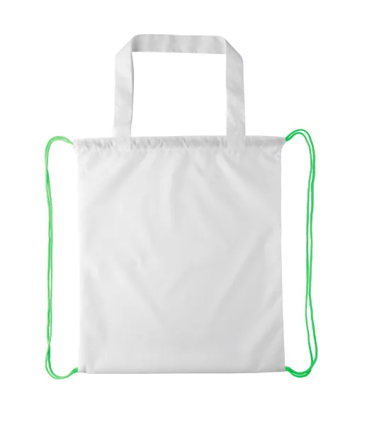 CreaDraw Shop custom drawstring bag Green White