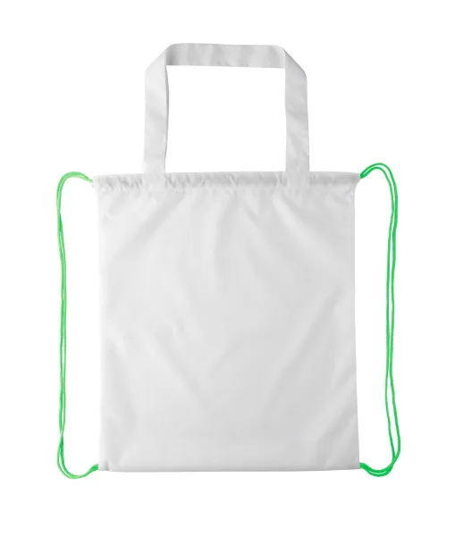 CreaDraw Shop custom drawstring bag Green White