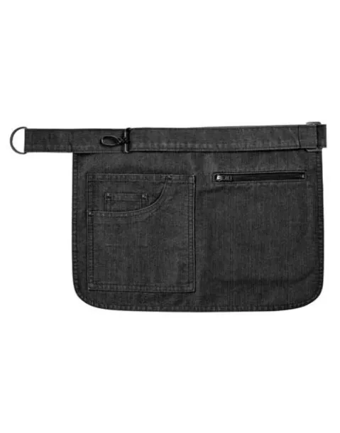  'METRO' UTILITY HIP APRON - Premier Black Denim