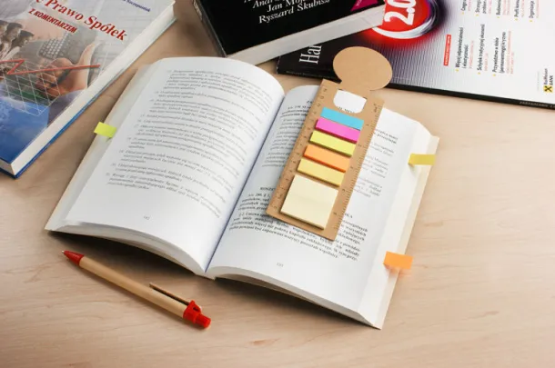 MEMO bookmark sa stickerima Prirodna