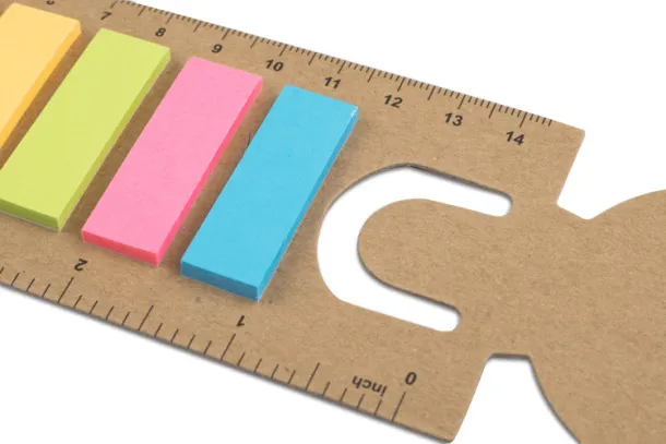 MEMO bookmark sa stickerima naturalny