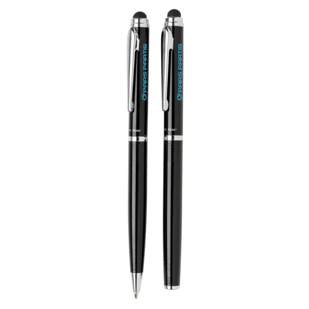  Swiss Peak deluxe pen set - Swiss Peak Black 