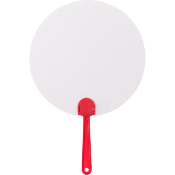  Hand fan Crvena
