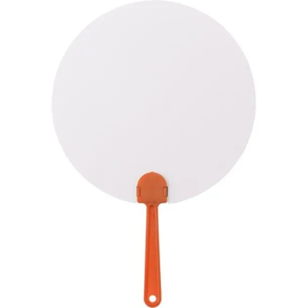  Hand fan orange