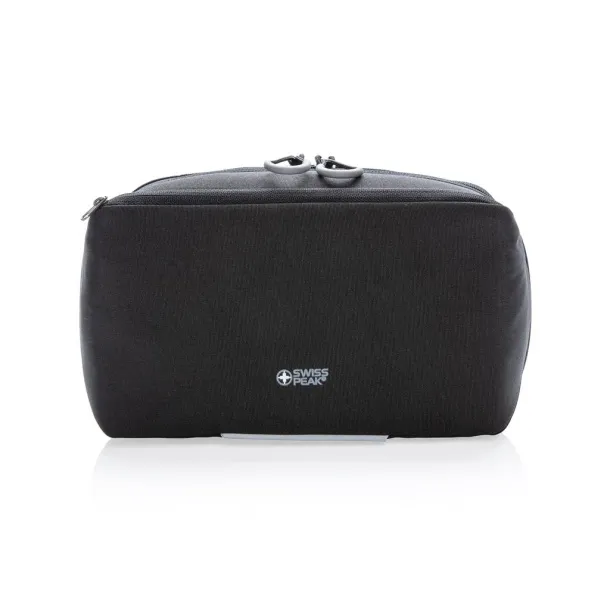  Swiss Peak AWARE™ toiletry bag PVC free - Swiss Peak Black 