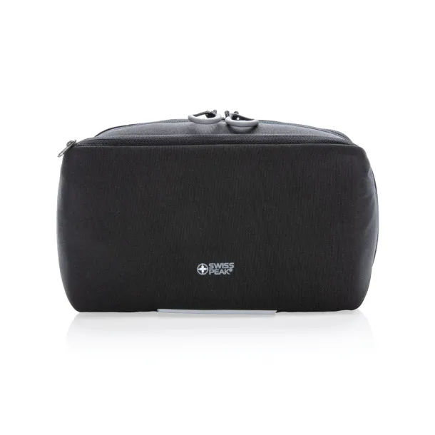  Swiss Peak AWARE™ toiletry bag PVC free - Swiss Peak Black 