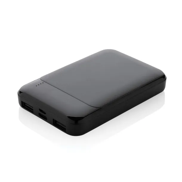  Prijenosna baterija od RCS reciklirane plastike, 5 000 mAh - XD Collection Crna