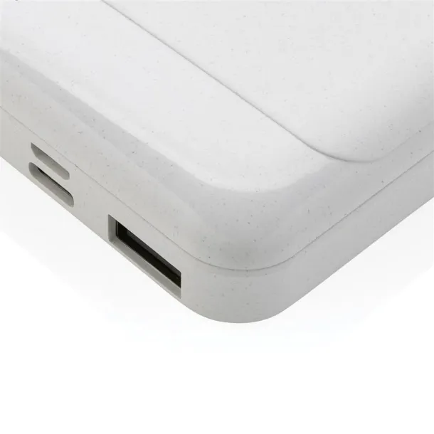  Prijenosna baterija od RCS reciklirane plastike, 5 000 mAh - XD Collection Bijela
