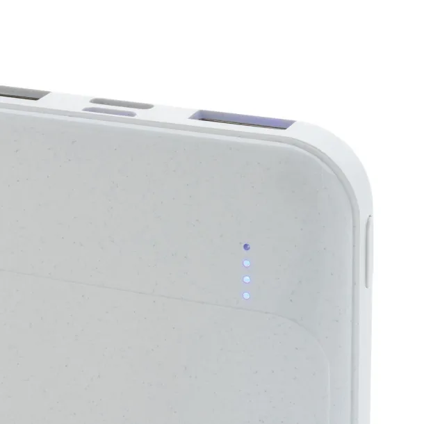  Prijenosna baterija od RCS reciklirane plastike, 5 000 mAh - XD Collection Bijela