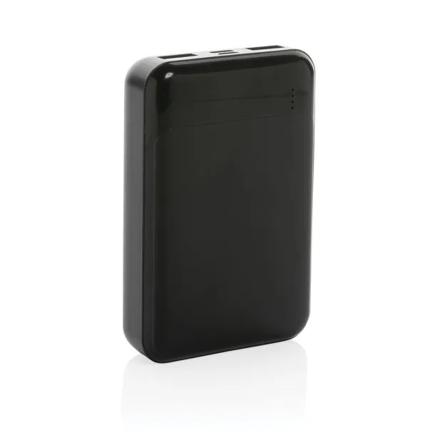  RCS standard recycled plastic 10.000 mAh powerbank - XD Collection Black 