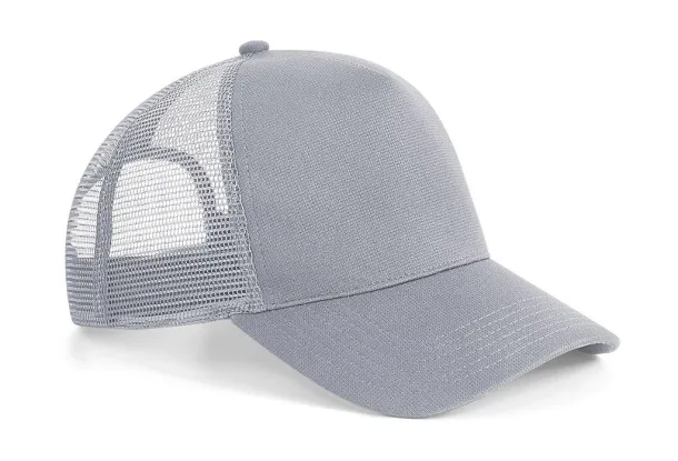  Microknit Snapback Trucker - Beechfield Light Grey